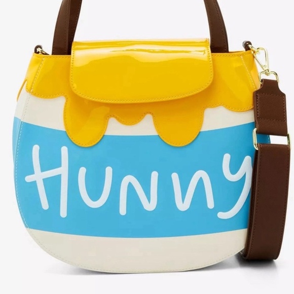 Loungefly Handbags - Loungefly Disney Winnie the Pooh Honey Pot Figural Crossbody Bag NWT